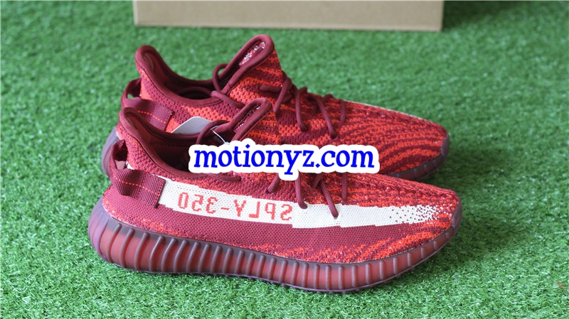 Adidas Yeezy Boost 350 V2 Teach Red Custom